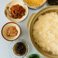お米を楽しむ朝ご飯