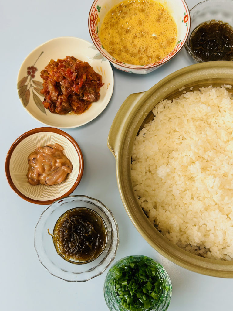 お米を楽しむ朝ご飯