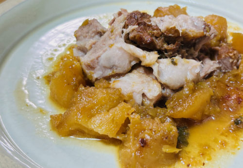 しなぷなピクルス液でローストポーク