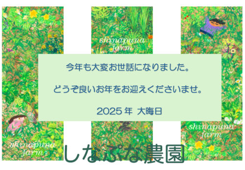 2025 年末のご挨拶